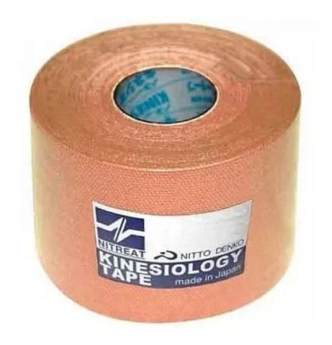 Kinesiology Tape Bandagem Adesiva 5 Cm X 5m Japonesa Bege