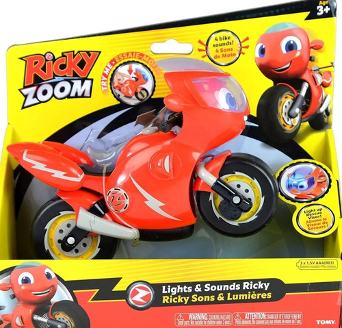 Ricky Zoom Toy Motorcicleta Con Luz Y Sonidos 