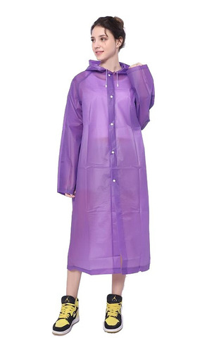 Impermeable Tipo Gabardina Protección Contra Lluvia