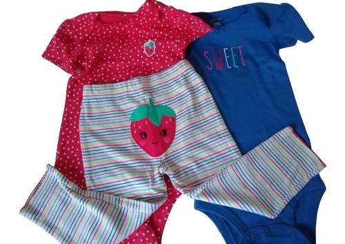 Carters Set 3 Piezas - Trios Varios Talles Marca Carters