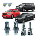Farol Completo Ultra Led Compact Chevrolet Onix Spin Cobalt