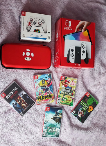 Nintendo Switch Oled + Juegos (la Plata, Buenos Aires)