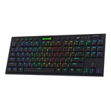 Teclado Mecanico Inalambrico Rgb Redragon K621 Horus Tkl 80%