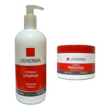 X2 Emulsión De Limpieza + Gel Hidratante Hidrosomas Lidherma