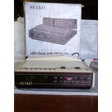 Rádio Relógio E Telefone Fixo Seiko. Funciona Rádio Tel. Ver