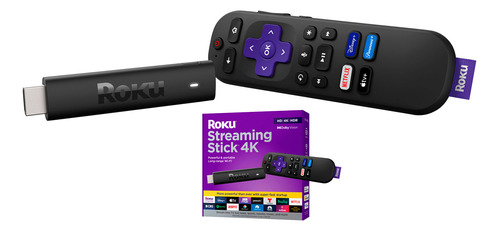 Roku Streaming Stick 4k 3820 Control Voz 4k 1gb De Ram