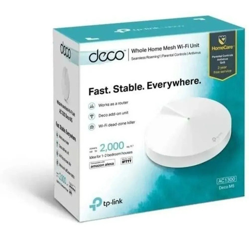 Roteador Deco M5 C/1 Tp Link  Wi-fi Ac1300 Dual Band 1 Pack 