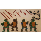 Muñecos Figuras Tortugas Ninjas Lote 1988 Tmnt Colección 