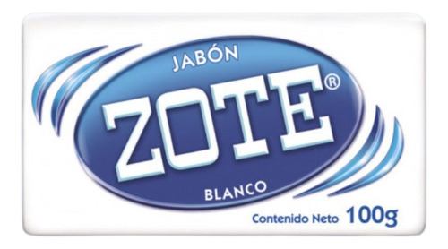 Jabón En Barra Zote Caja 60 Pzas De 100g 