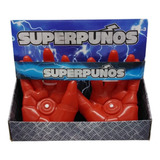 Puños De Goma Super Héroes Guantes Manos Iron Hulk Spiderman