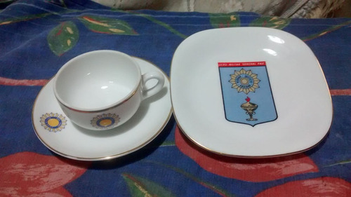 Taza Plato De Cafe  Y 1 Plato Colgar  Verbano 