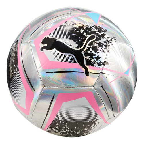 Balón De Fútbol Puma Puma Cage Ball Plateado Con Negro  