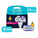 Venus Repuestos Para Afeitar Platinum Care, 2 Unidades