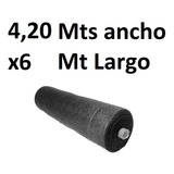 Tejido Media Sombra 80% Negra 4,20 Mt Ancho X 6 Mt