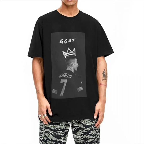 Cr7 Cristianoed Ronaldoed Camiseta Divertida Harajuku Camise
