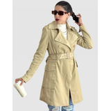 Piloto Trench Mujer Impermeable Importado Lluvia