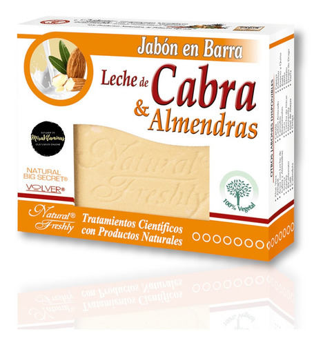 Jabón Leche De Cabra Y Almendras 90 Gr - g a $133