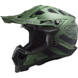 Casco Cross Ls2 Subverter Cargo Verde Mate