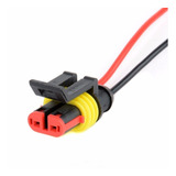 Conector Plug Automotivo 2 Vias Terminal Imperm. Selado Ip67