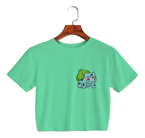 Crop Top Verde - Bulbasaur 