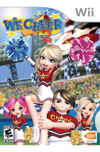 We Cheer 2 Juego Consola Wii Cheerleading Usado Como Nuevo