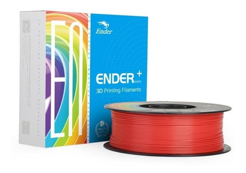 Filamentos Pla+ Ender 1kg 1.75mm Rojo | Filamentos