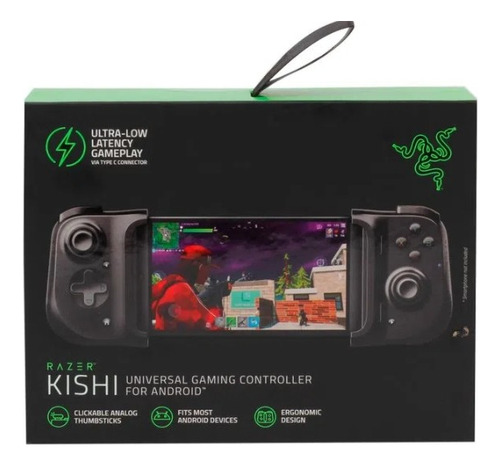 Gamepad Gamer Razer Kishi Para Android Color Negro