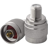 Adaptador Coaxial F Hembra A N Macho