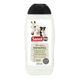 Shampoo Profissional Pet Sanol Dog Novapiel 250ml Cão E Gato