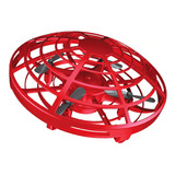 Mini Drone Disco Voador Ufo Infantil Vermelho E0949