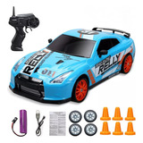 Auto A Control Remoto Stunt Car Acrobatico - Azul