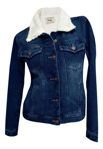 Chaqueta Jean Para Mujer Forrada En Ovejero