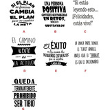 Vinilo Pared Frases Motivadoras Wall Stiker 