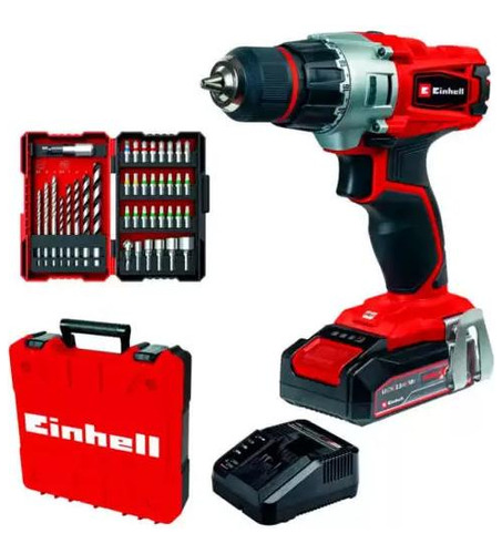 Kit Einhell Taladro Te-cd 18/2 Li 18v+39 Acc+1 Bat 2.5 Ah+ C