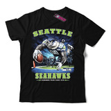 Remera Seattle Seahawks Equipo Nfl 62 Dtg Premium