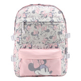 Mochila Escolar Minnie Mouse Urbana Juvenil Color Unico 