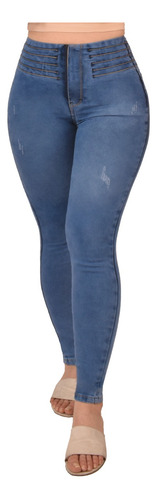  Jeans Dama Pantalones  Mujer Cintura Levanta Pompa