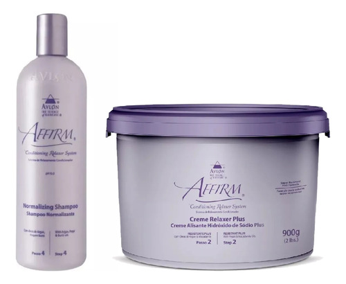 Avlon Affirm Normalizing Shampoo+relaxamento Resistente Plus