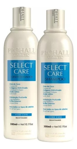 Shampoo E Condicionador Prohall Select Care 2x300ml Nutrição