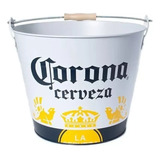 Frapera  Corona Balde De Metal C Destapador Color Blanca