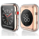 Funda Completa Transparente Silicon Tpu Para Apple Watch