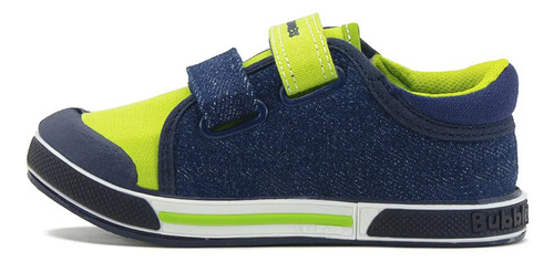 Tenis Choclo Niño Bubble Gummers Velcro Puntera Marino