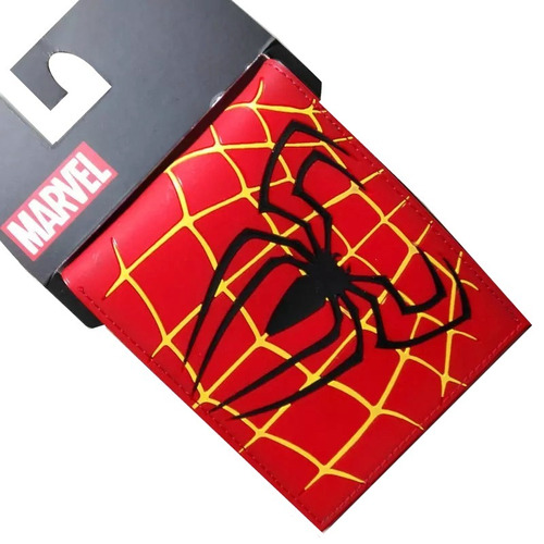 Cartera Gamer Juvenil Geek Marvel Hombre Araña Logo A119