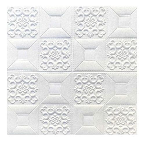 Lamina 3d Panel Pvc Elegante Blanco Cielo Pack De 5