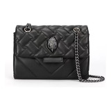 Kurt Geiger Eagle Head Retro Black Bag Bolso De Hombro A