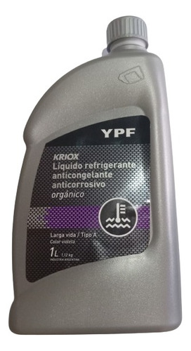  Refrigerante Kriox Ypf Organico Concentrado 1 Litro