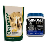 Suplemento Organew 1kg + Aminomix Gold 500g Cães E Gatos 