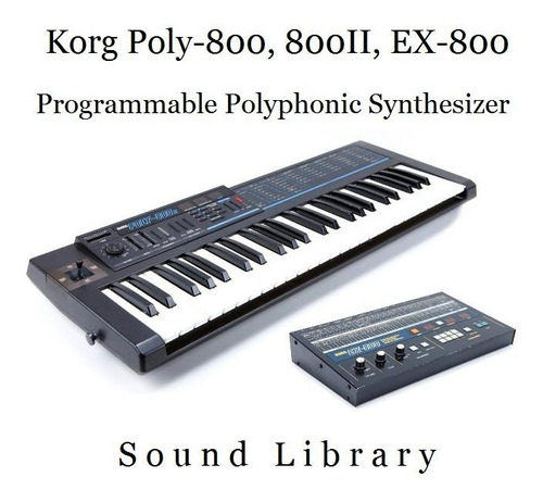Sonidos Sysex Para Korg Poly-800, Ex-800, Poly-800ii