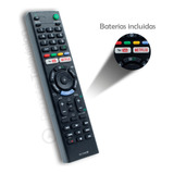 Control Remoto Sony Smart Tv Netflix Youtube + Pilas