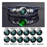 Pulsera Signo Zodiacal Horóscopo Unisex Brilla En Oscuridad